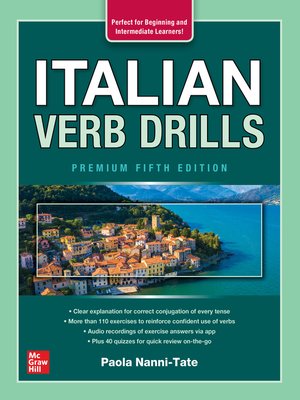 cover image of Italian Verb Drills, Premium